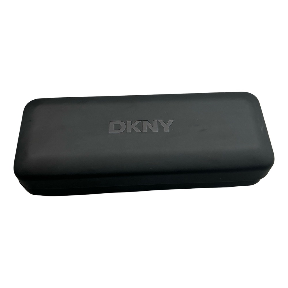DKNY Black Hard Shell Eyeglasses Case Minimalist Clamshell Protective Case